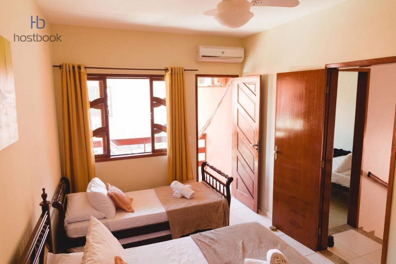 Casa A 400 M Da Praia Do Centro - Wifi 200Mb - Garagem - Tv 500 Canais - 2 Quartos - Cozinha Equipada - Churrasqueira Villa Рио дас Острас Екстериор снимка